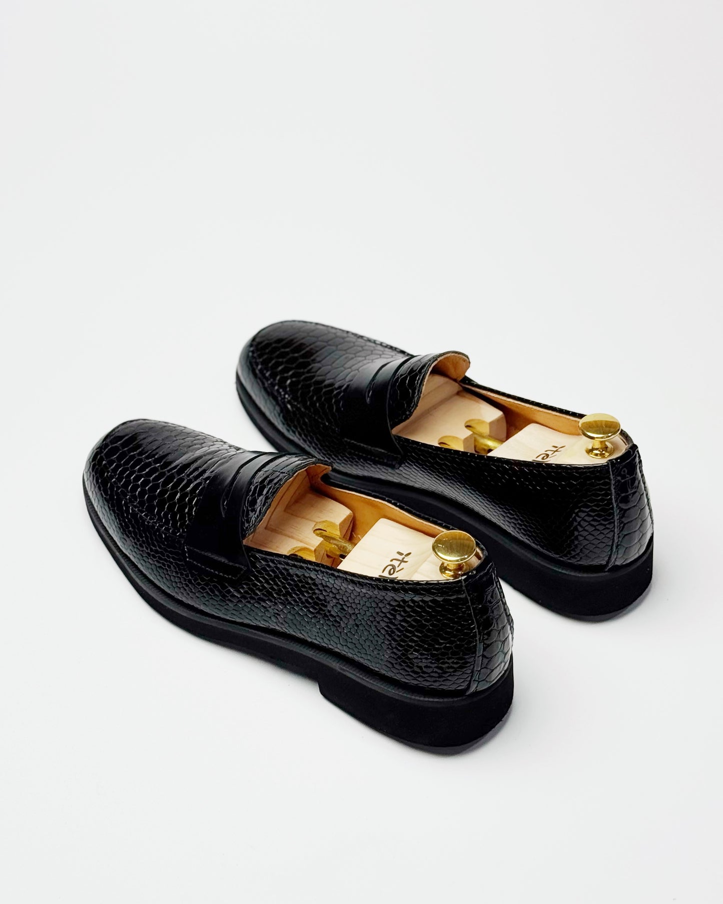 Dára Snake leather Penny Loafer