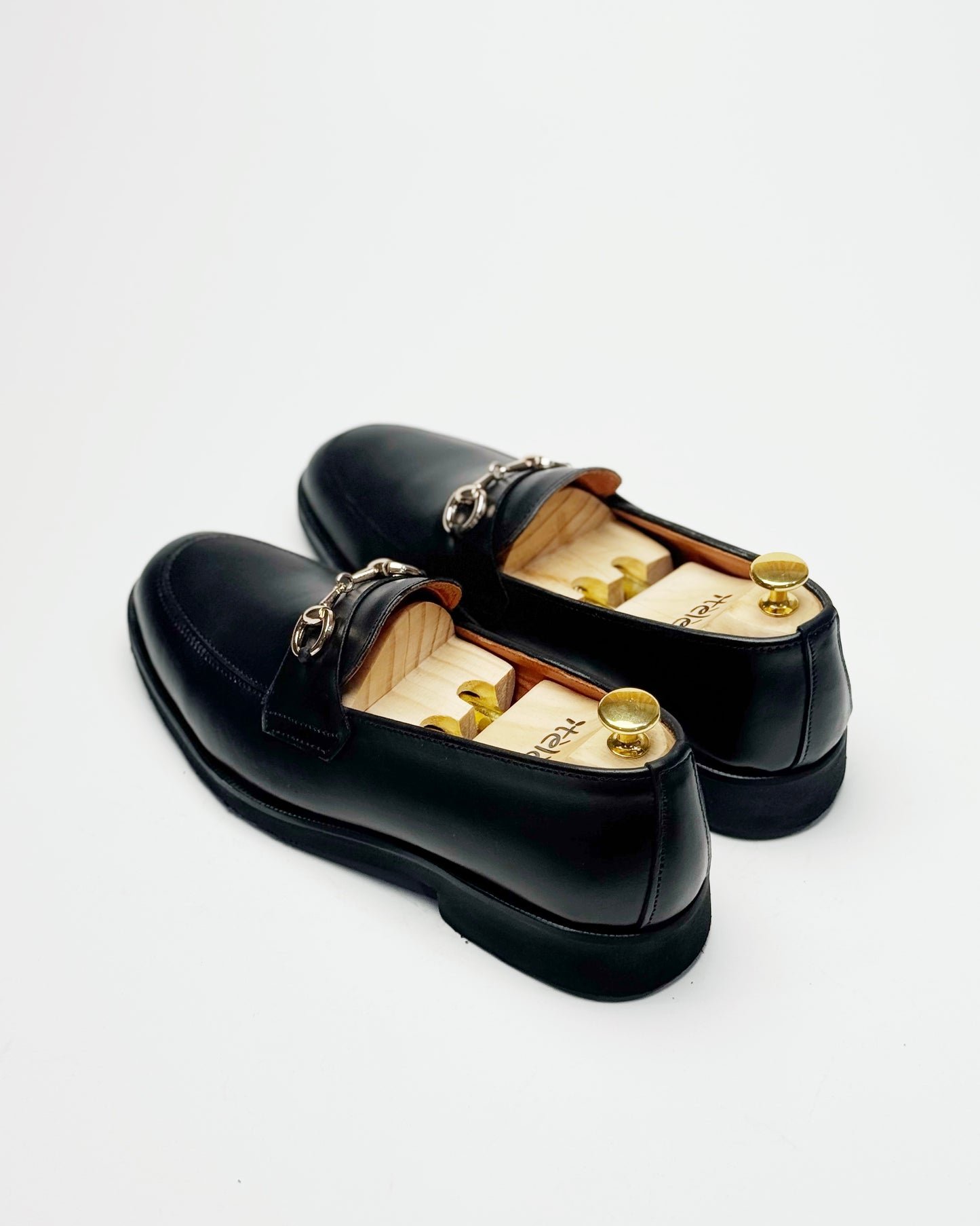 Dára Black Horsebit Loafer