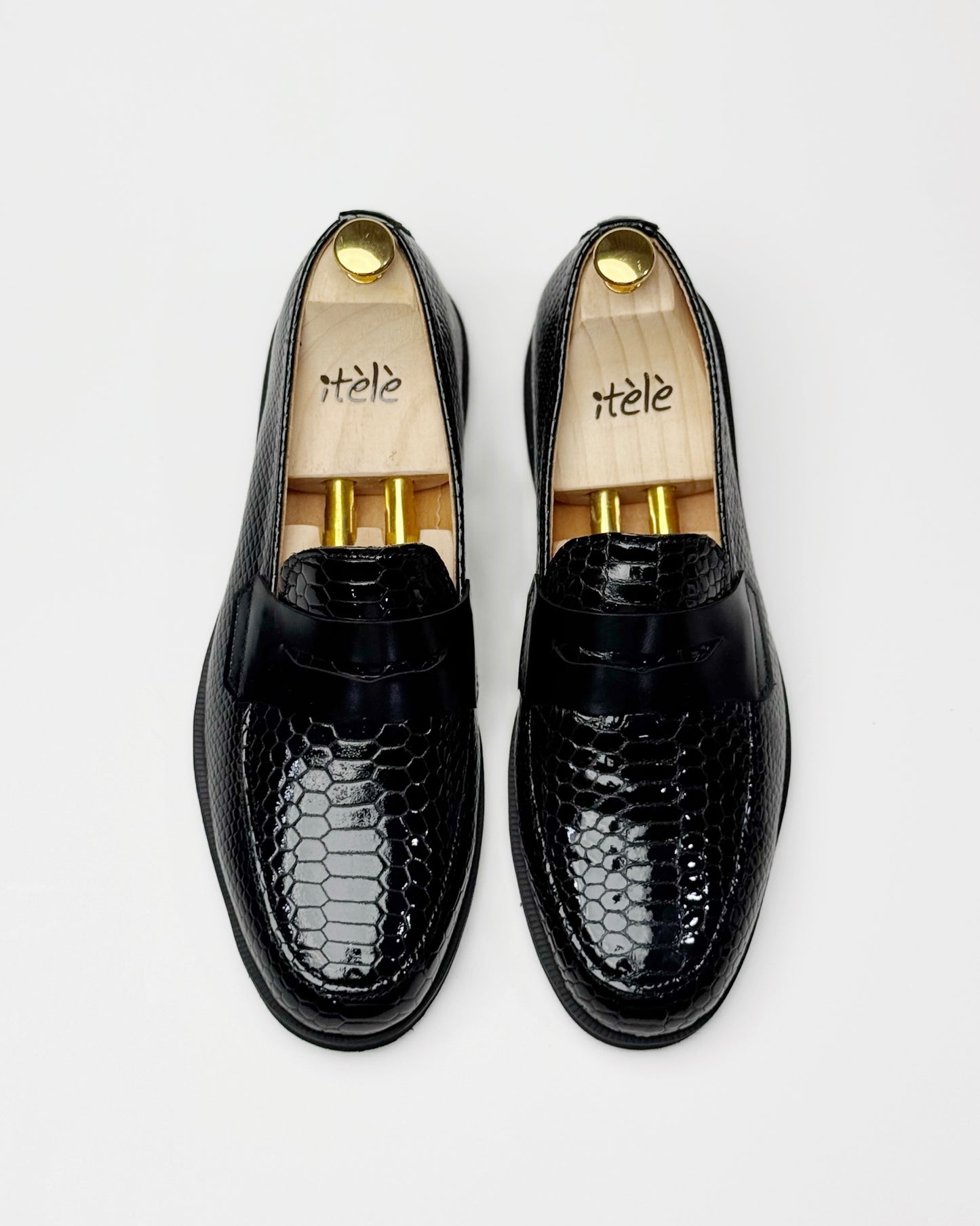 Dára Snake leather Penny Loafer